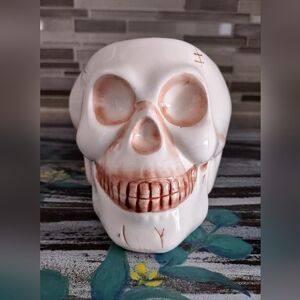 Ceramic Skull Bowl